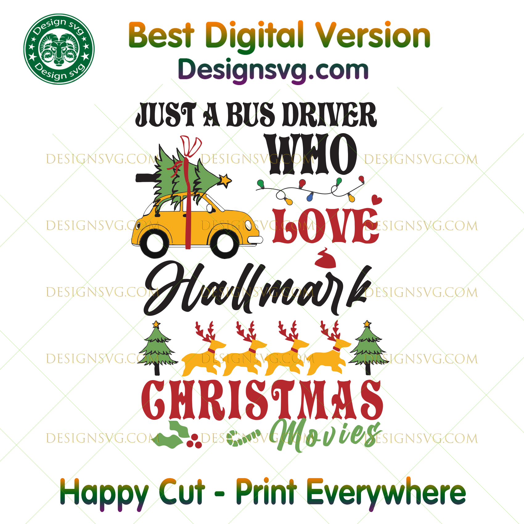 Download Just A Bus Driver Who Loves Hallmark Christmas Movies Christmas Svg Designsvg 3D SVG Files Ideas | SVG, Paper Crafts, SVG File