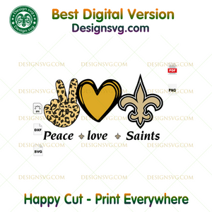 Peace Love Saints Trending Svg Trending Quote Peace Svg Love Svg Designsvg