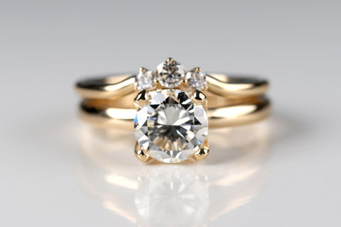 Customer Heirloom Diamond Engagement Ring Set