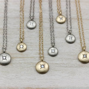 Eight Custom Pendants using Family Heirloom Diamonds