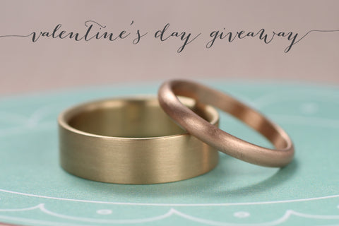 Valentine's Wedding Band Gift Certificate Giveaway