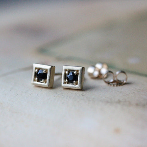 Square Stud Earrings