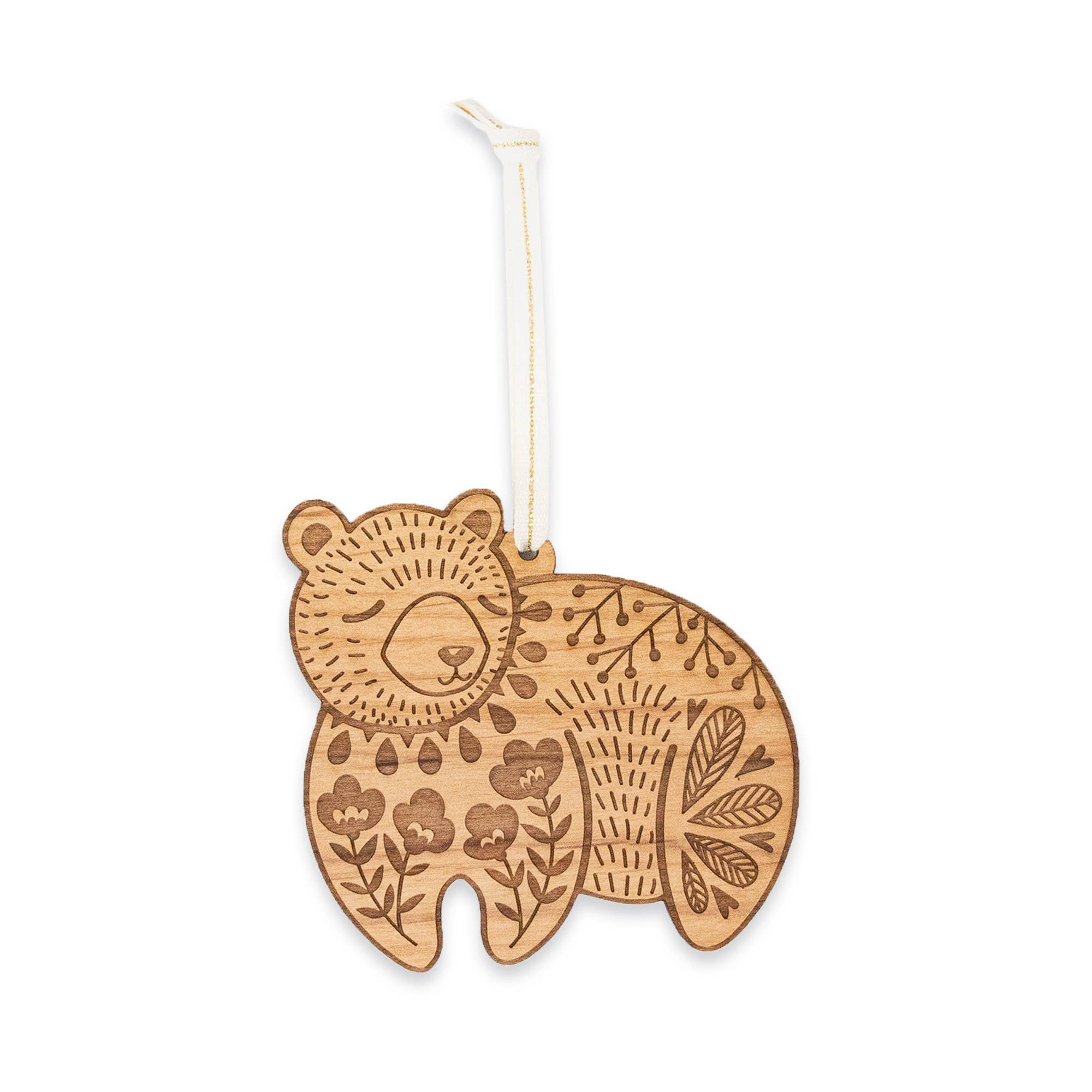 Bear Wood Ornament