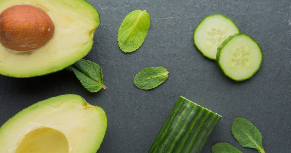 cucumber and avocado mask