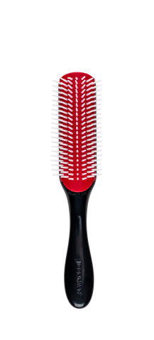 Denman D3 Original Styler 7 Row Hair Brush, Red pad, White pins
