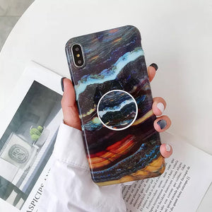 Marble Phone Case & Grip Duo