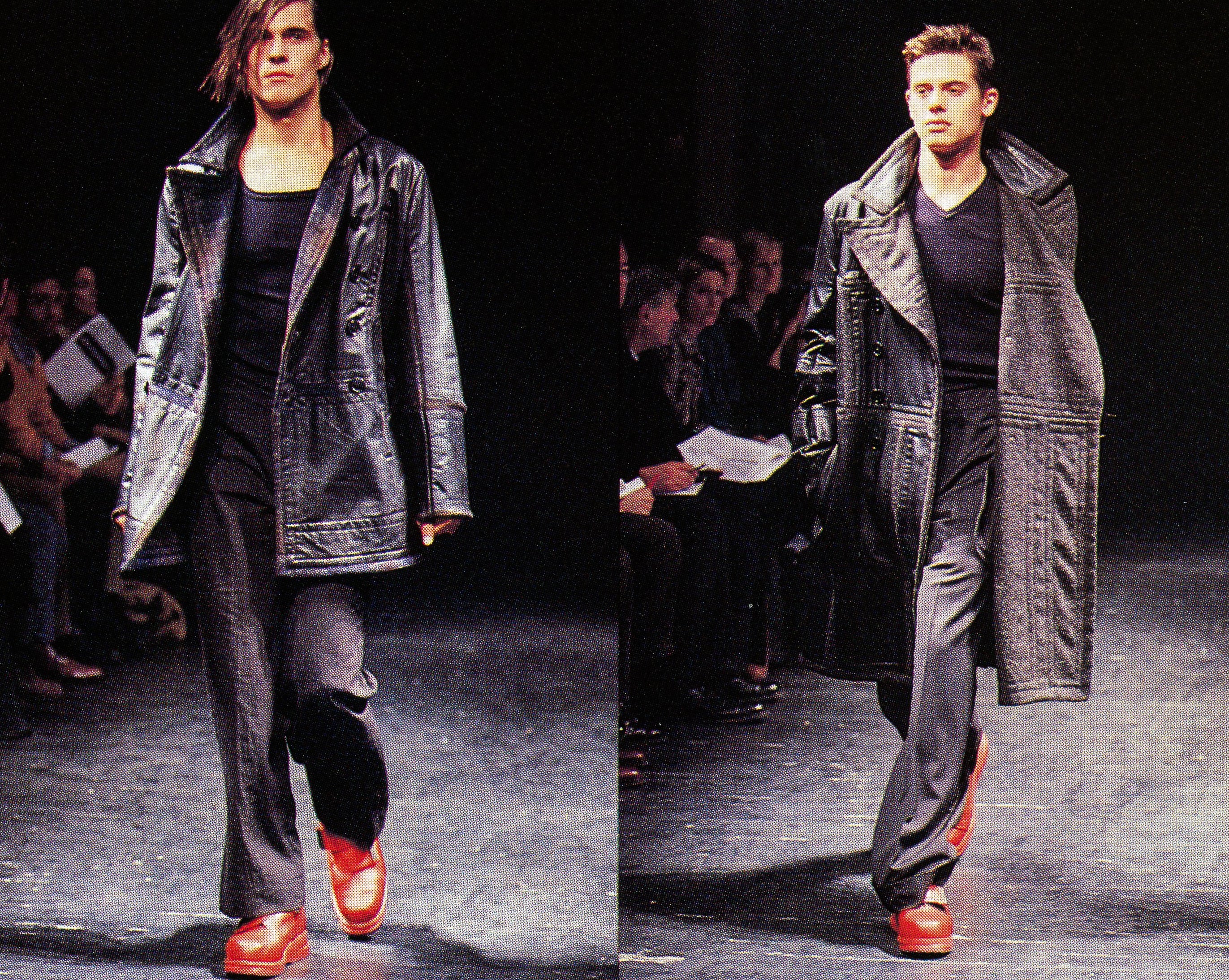 Paris Fashion week 1995 Mens runway images dirk bikkembergs