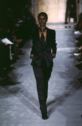 Dirk Bikkembergs Gun Metal Tie FW 1997