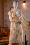 Ringa Ringa (SC-4A-Peach) Embroidered Un-stitched Cambric Dress with Chiffon Dupatta