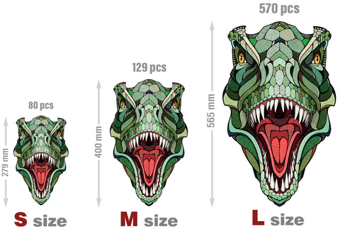 Puzzle de Madeira T-Rex - EcoFundamental