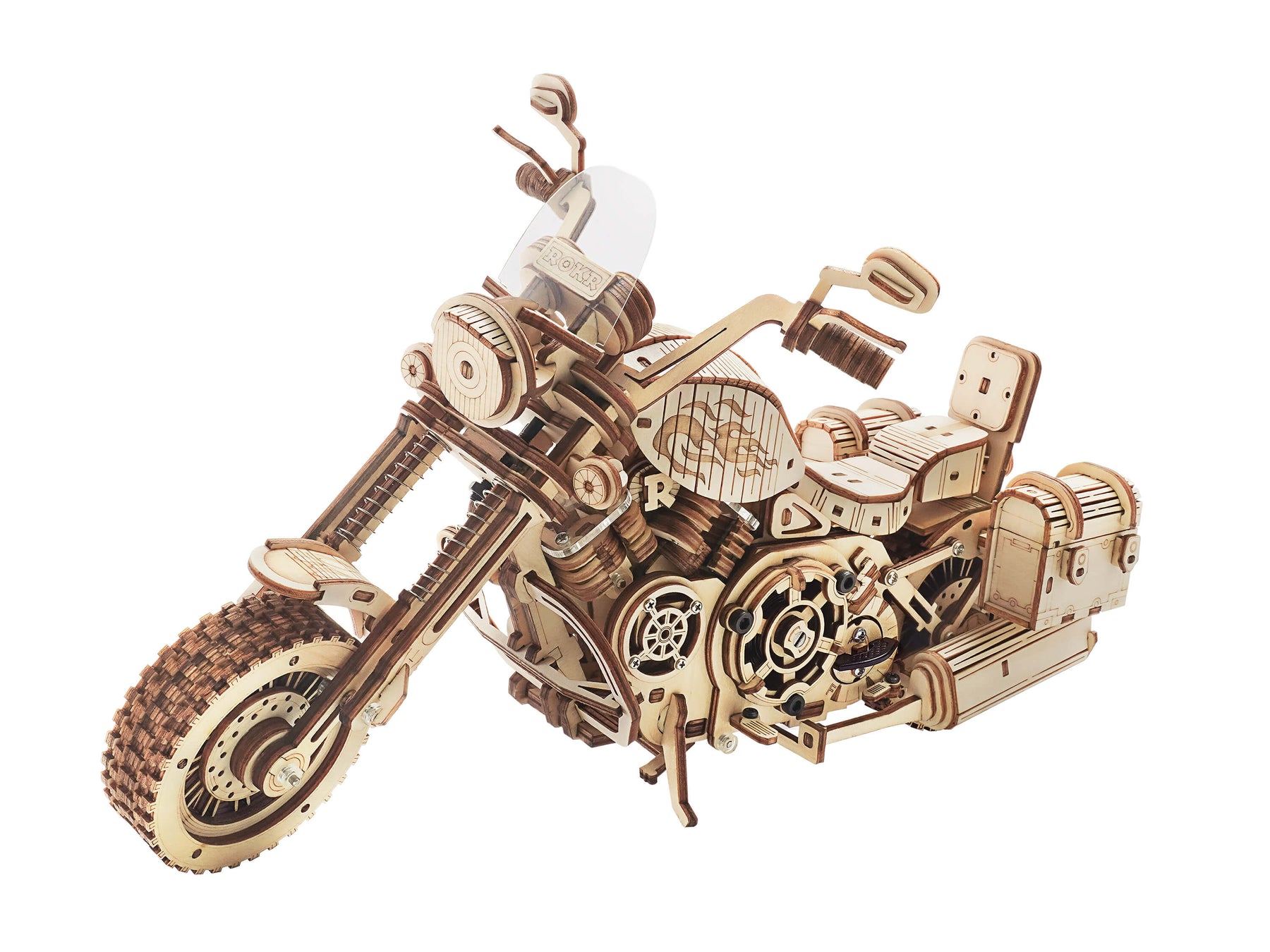 Laatste Scheiding aanwijzing ROKR Cruiser Motorcycle puzzel | LK504 Motorcycle | Robotime