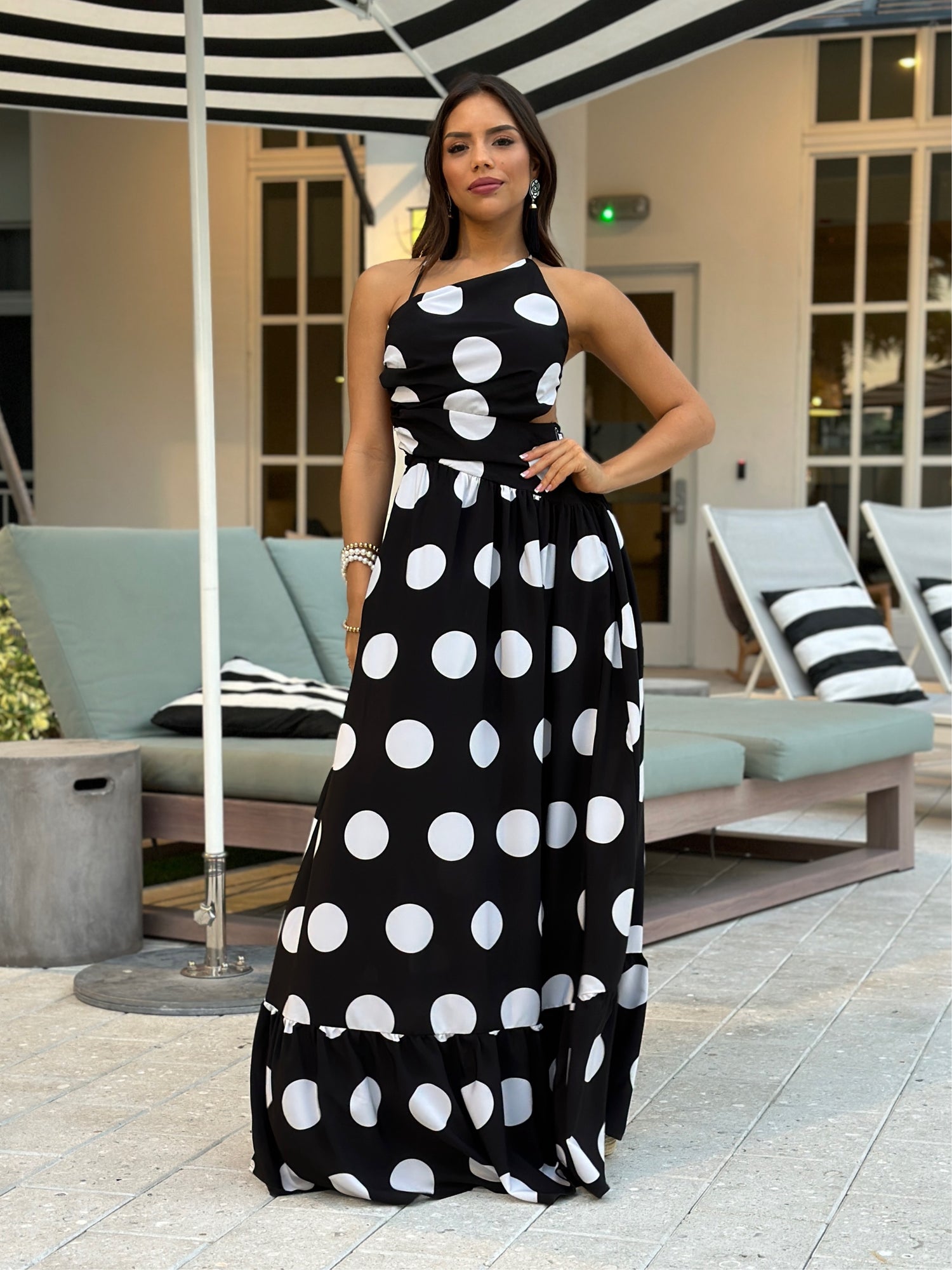Lulu Polka Dots Dress – Calipso Miami
