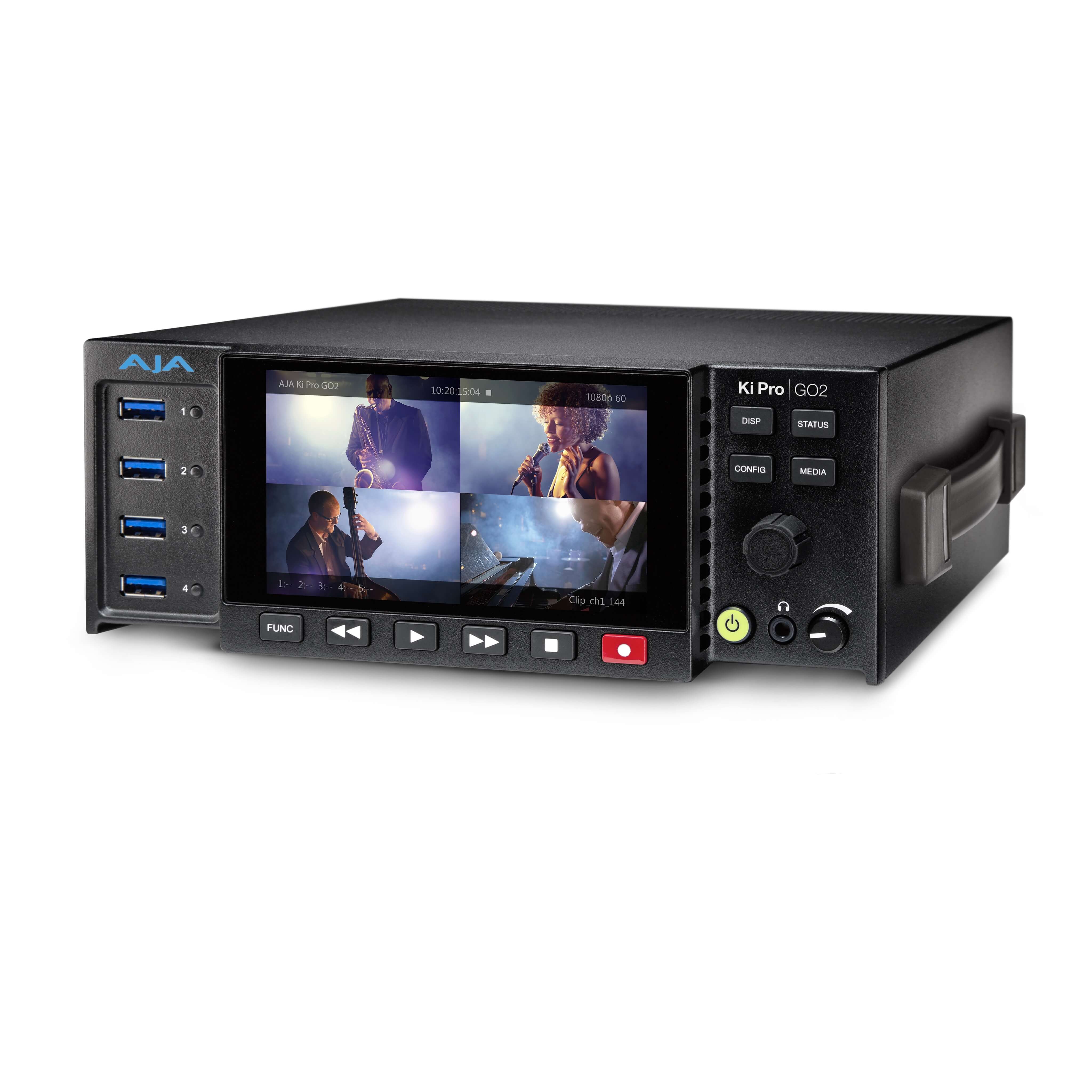 AJA Ki Pro GO2 - Portable Multi-Channel Digital Recorder and Player