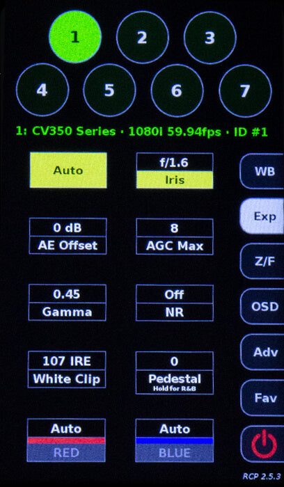 Marshall CV-RCP-V2 - Multi-Camera Control Touchscreen RCP - Image 5