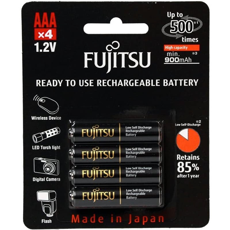 Ansmann Fujitsu HR-4UTHCEX(4B) - AAA 950mAh Rechargeable NiMH Batteries
