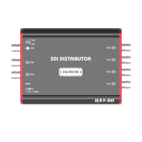 Lumantek BAT-SD 1x6 SDI Distributor and Video Amplifier, front
