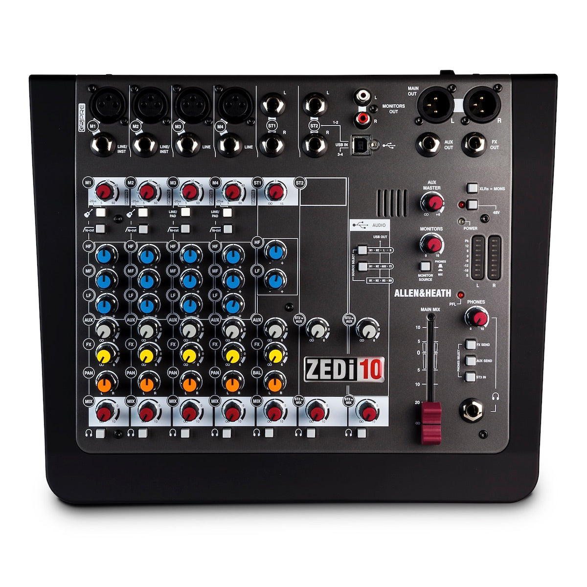 Allen & Heath ZED-10FX 10-Channel Analog USB Mixer with Effects