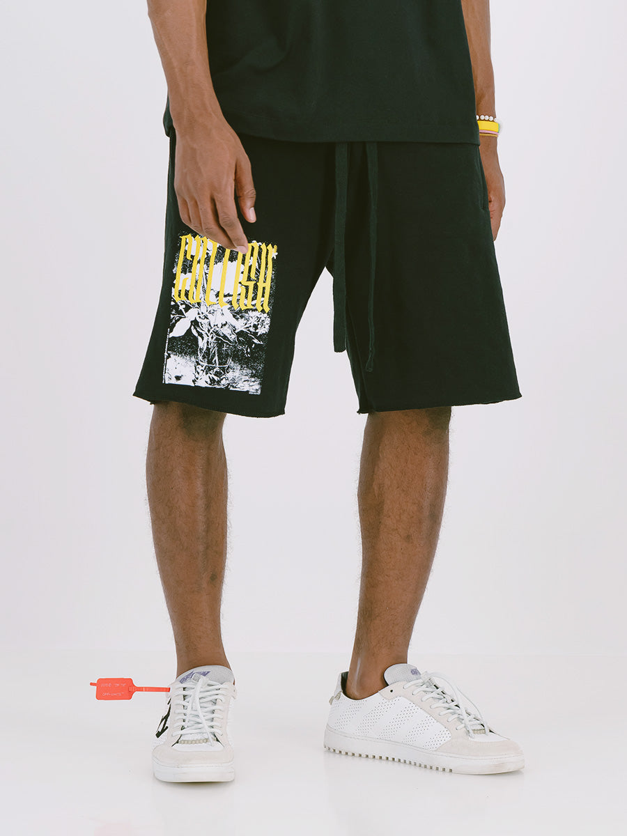 Black Still Life Sweatshorts – Cultish®