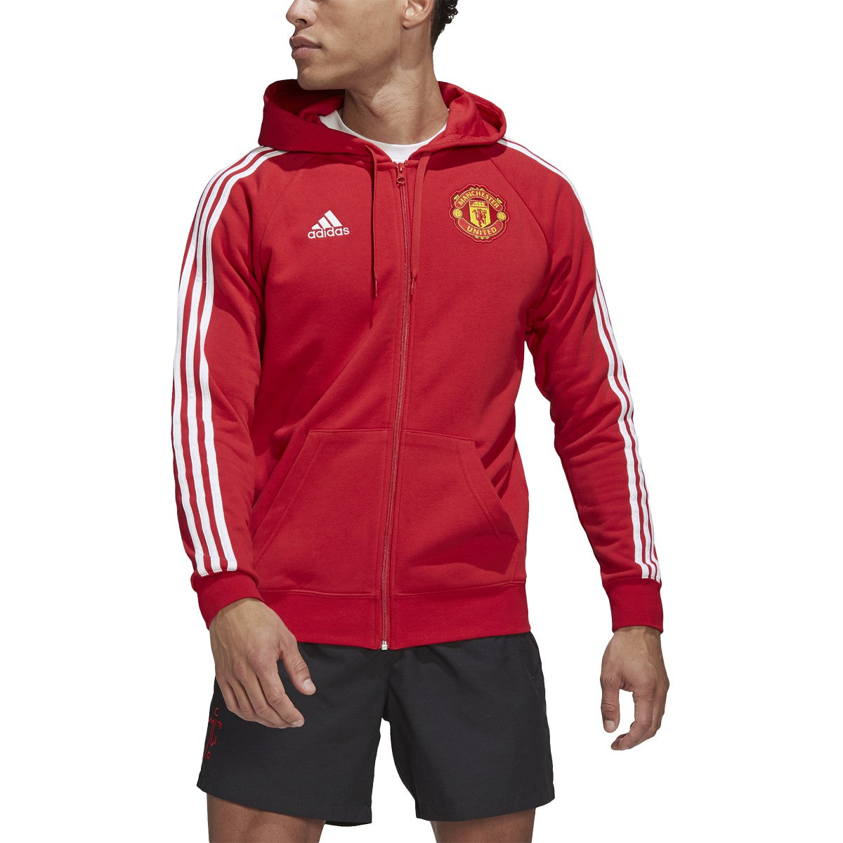 adidas Men's Real Madrid D4GMD Travel Zip Hoodie