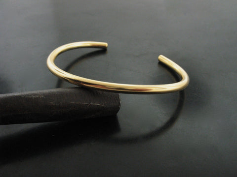 Number 80 Cuff- ROSE, WHITE AND YELLOW GOLD – Jelena Behrend Studio