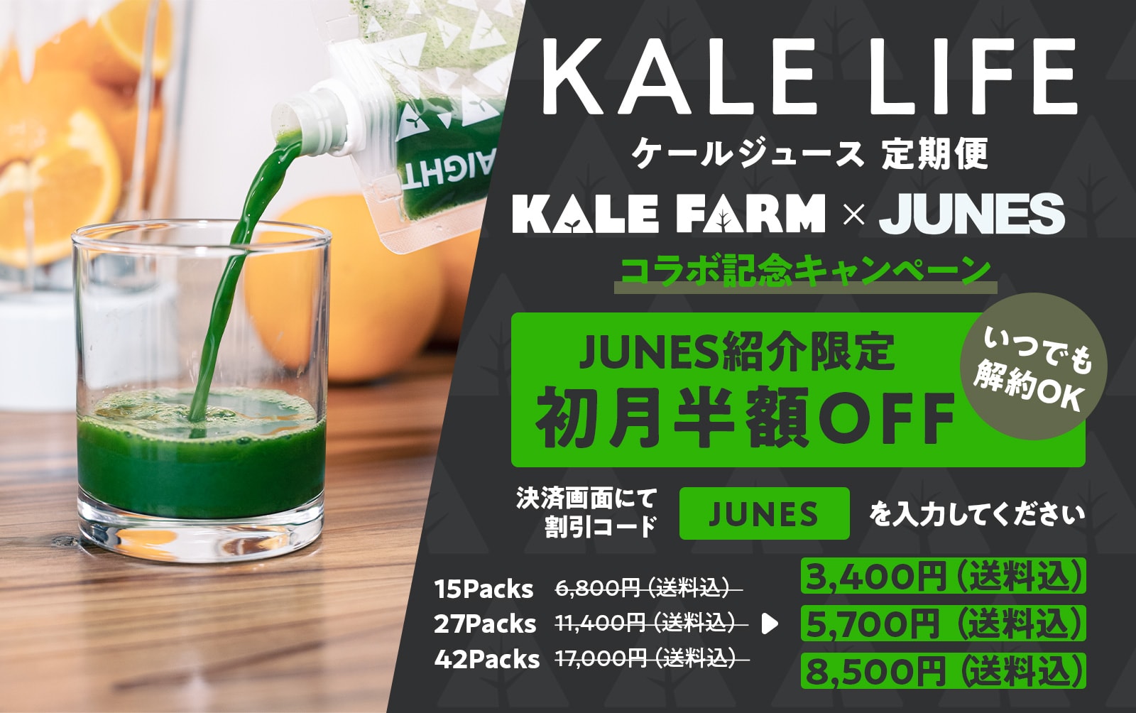 KALE LIFE ケールジュース定期便 無農薬・無化学肥料のケールを搾汁し57種の栄養素を凝縮したケールジュース