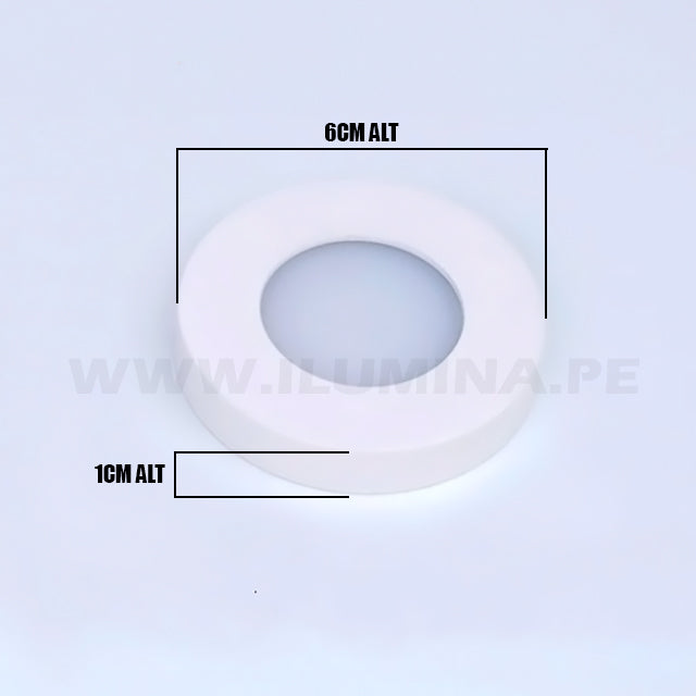 SPOT DE MUEBLE LED 3W LUZ CALIDA 3000K