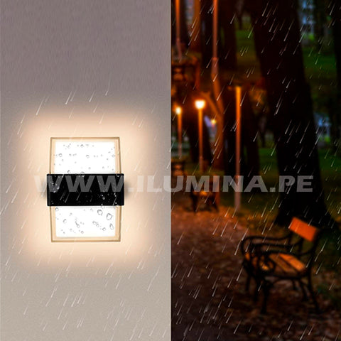 LÁMPARA DE EXTERIOR PARA PARED EN TECNOLOGÍA LED. VENTA DE LAMPARAS ARBOTANTES DE EXTERIOR PARA ILUMINAR TERRAZAS O FACHADAS DE EDIFICIO. ILUMINACION MODERNA PARA ILUMINAR PAREDES QUE SOPORTEN LA HUMEDAD SALITRE POLVO CON CODIGO PROTECCION IP65 IP66 IP67 EN LUZ CALIDA