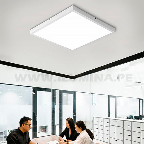 PANEL LED CUADRADO 48W 600X600 4000K LUZ INTERMEDIA – i-Lumina