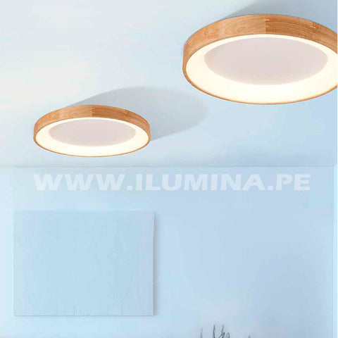 LÁMPARA DE TECHO DORINA LED WHITE 45W + CONTROL REMOTO – i-Lumina