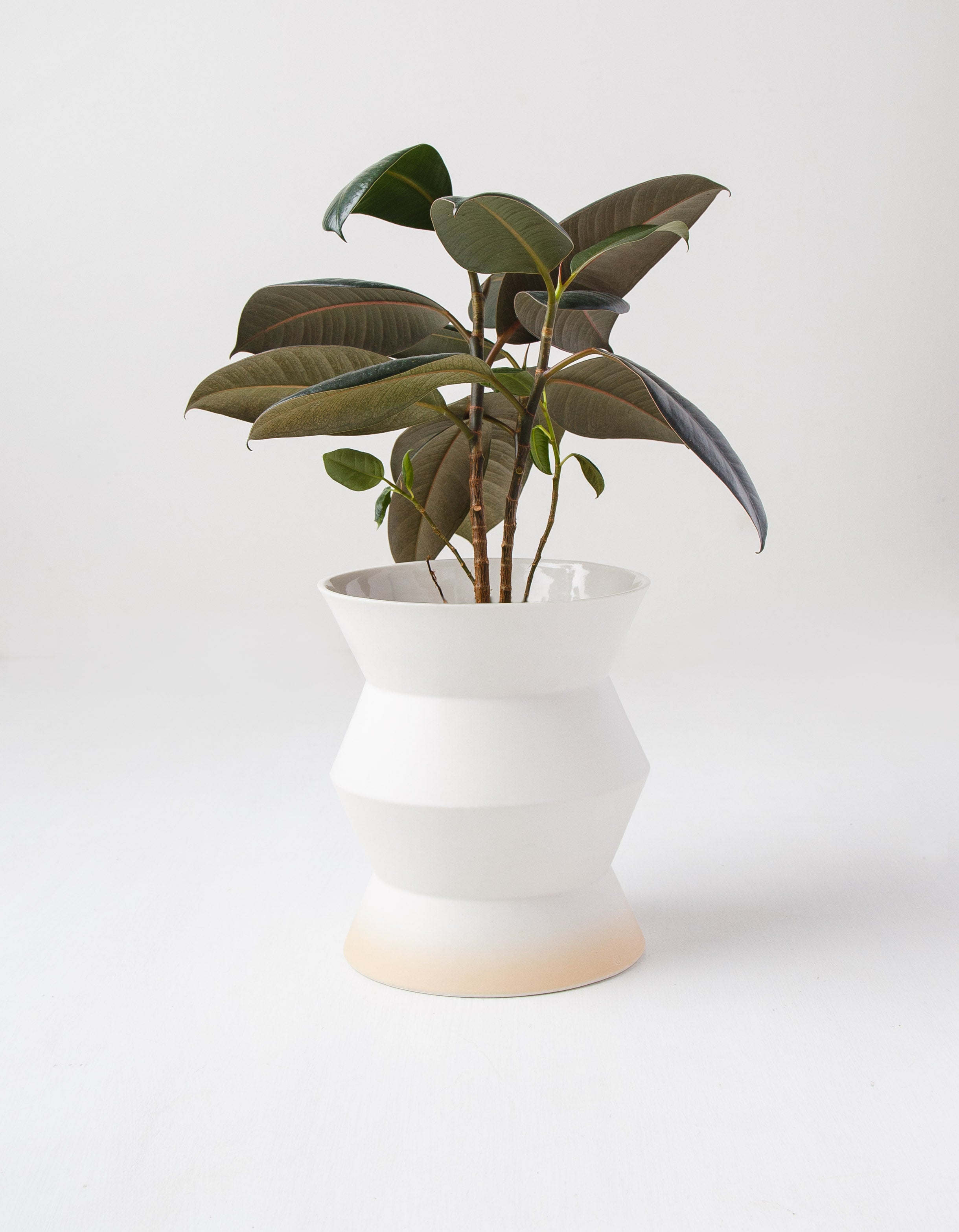 2-Tone Ceramic Planter