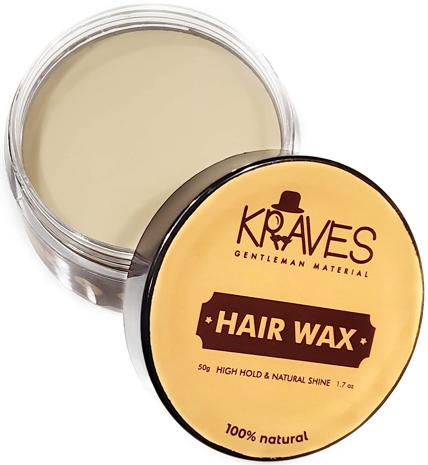 Private Label Natural Hair Wax Paste Packaging Size 100 Gram