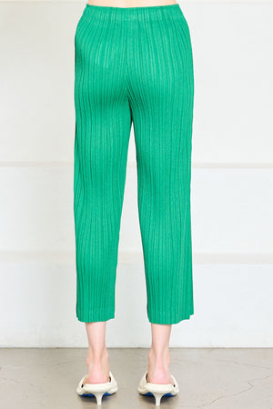 Pleats Please Issey Miyake Ramie Pants, Green – Kick Pleat