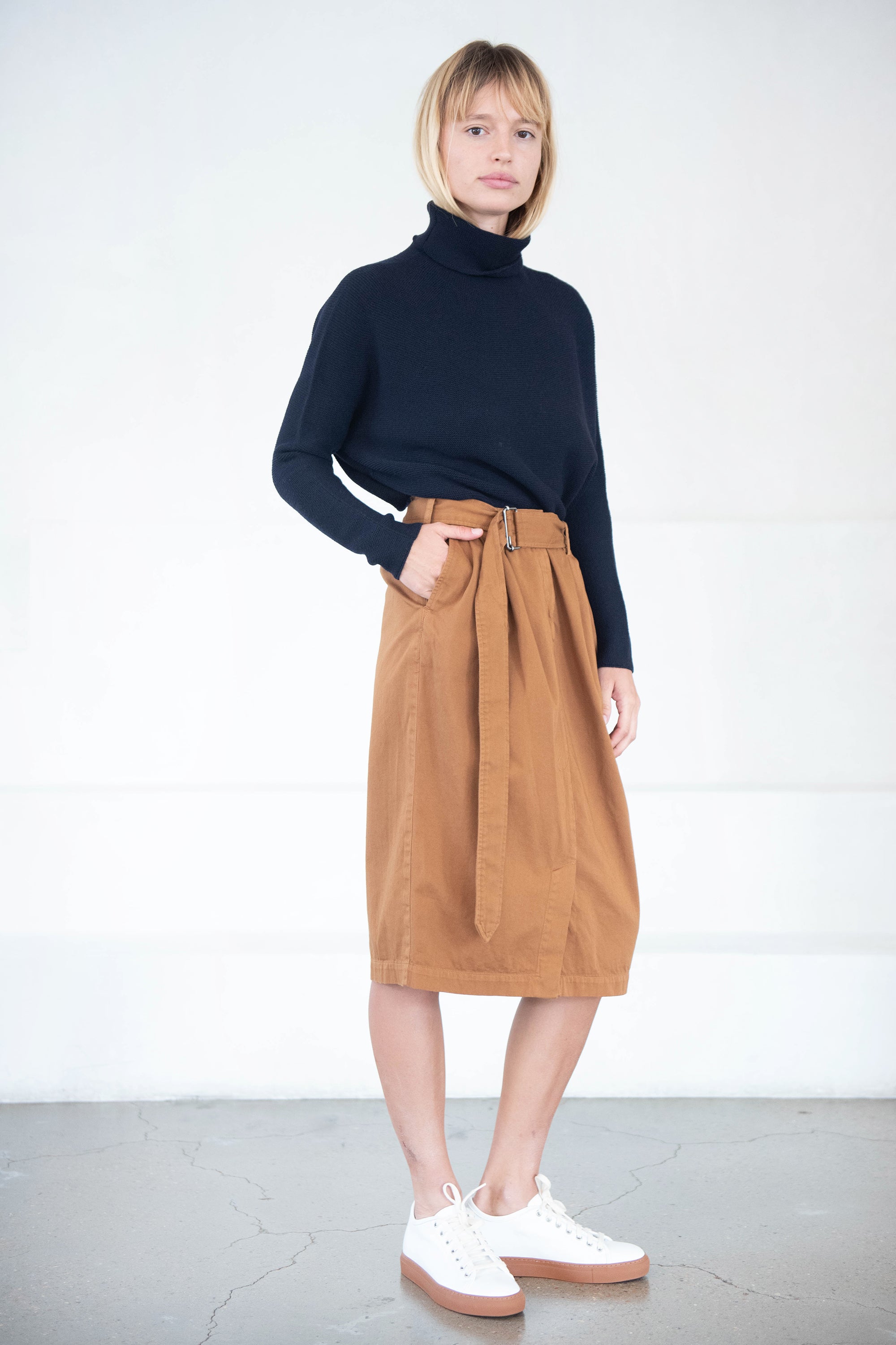 SHIRA SKIRT, camel