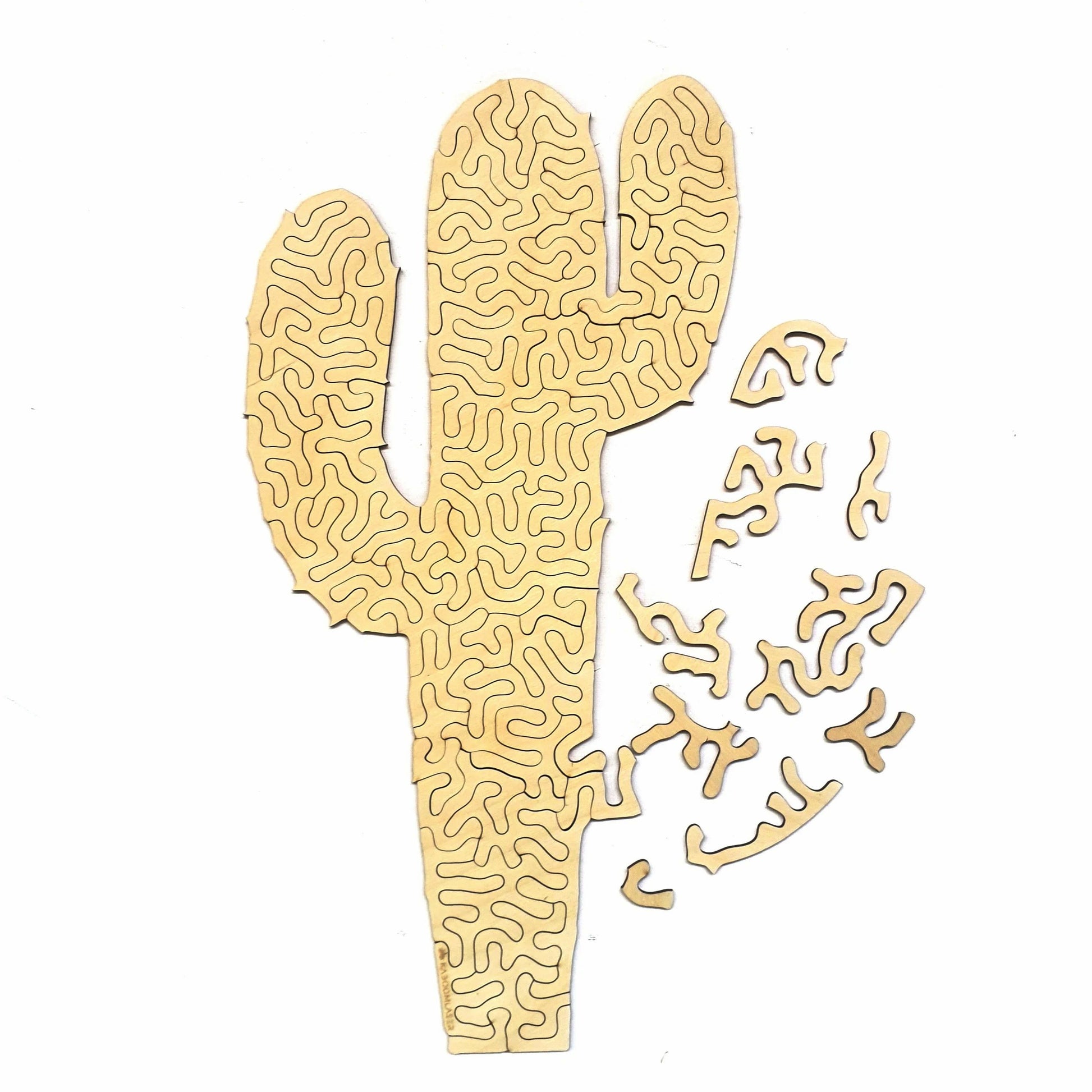 Knipperen Dempsey Denken Cactus | Houten Puzzel | Entropy serie | 76 stukjes – kaboomlaser - The  Dutch Puzzle Factory