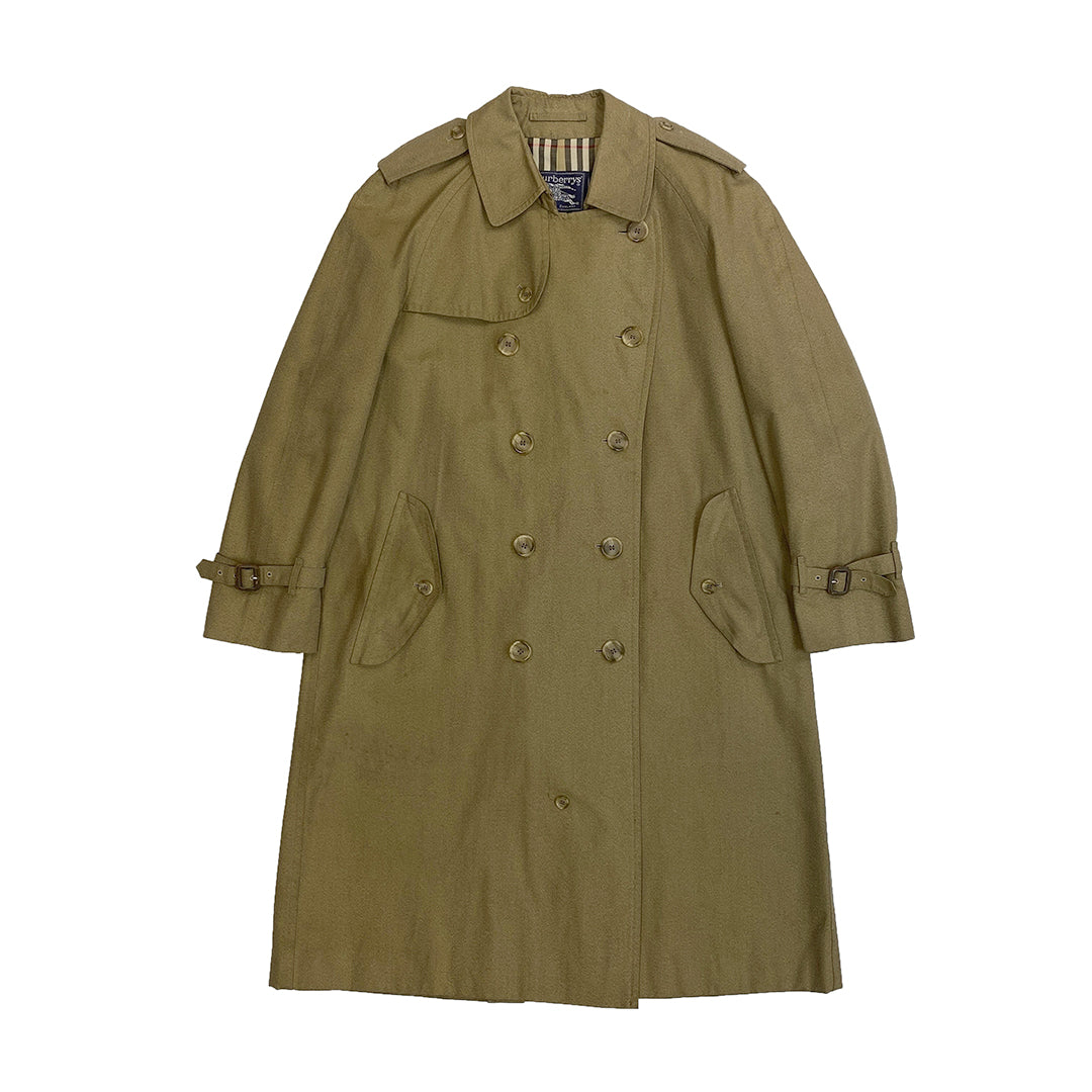 Olive Green Vintage Burberry Trench Coat – pennylaneamsterdam