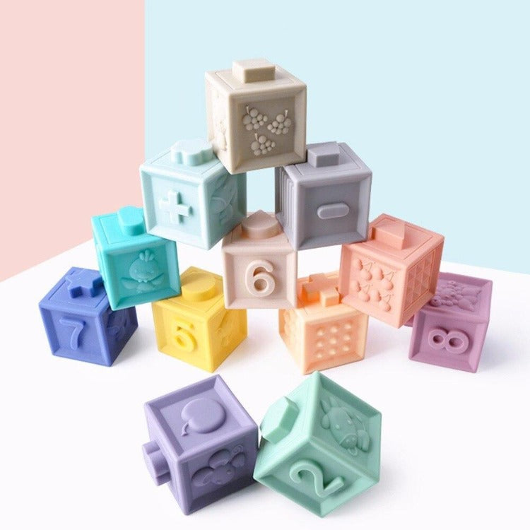 Cubes Sensoriels Montessori Chiffres Formes Couleurs