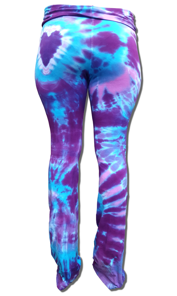Pgeraug pants for women New Tie-Dye Seamless Yoga Wear Sports Yoga Shorts  Yoga Pants yoga pants Purple M 