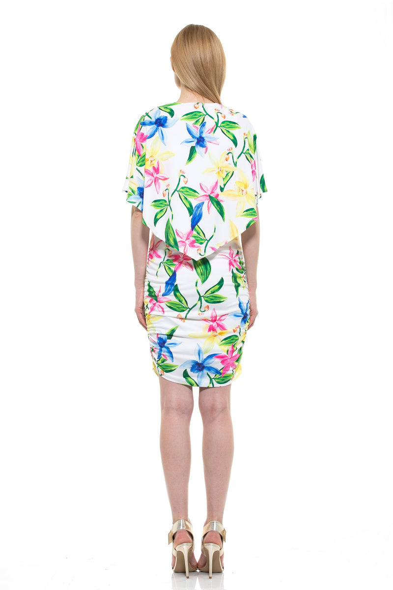 Tamara Surplice Tropical Print Dress- Alexia Admor Style No. D3215 ...