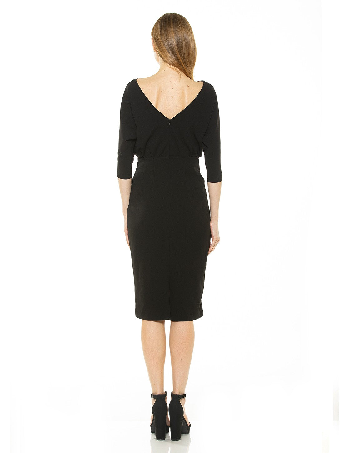 PARIS LONG SLV DOLMAN SHEATH DRESS