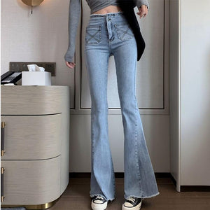 korean flare jeans