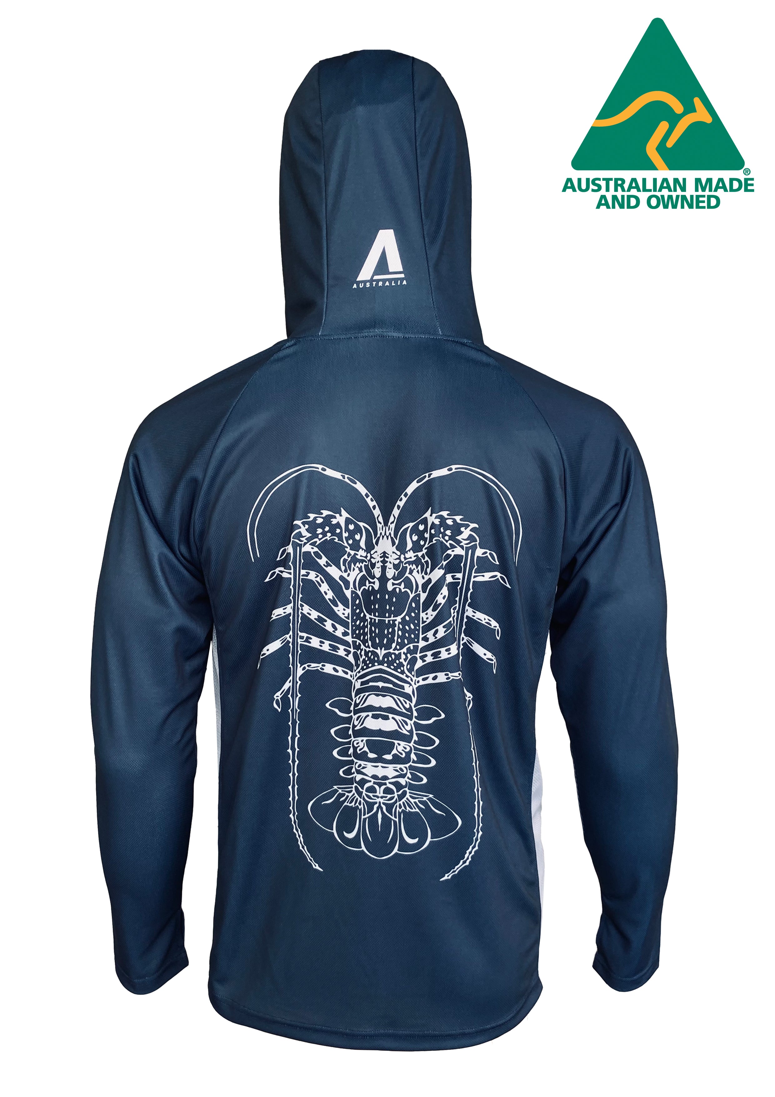 ECA UV Hooded Fishing Shirt – Navy