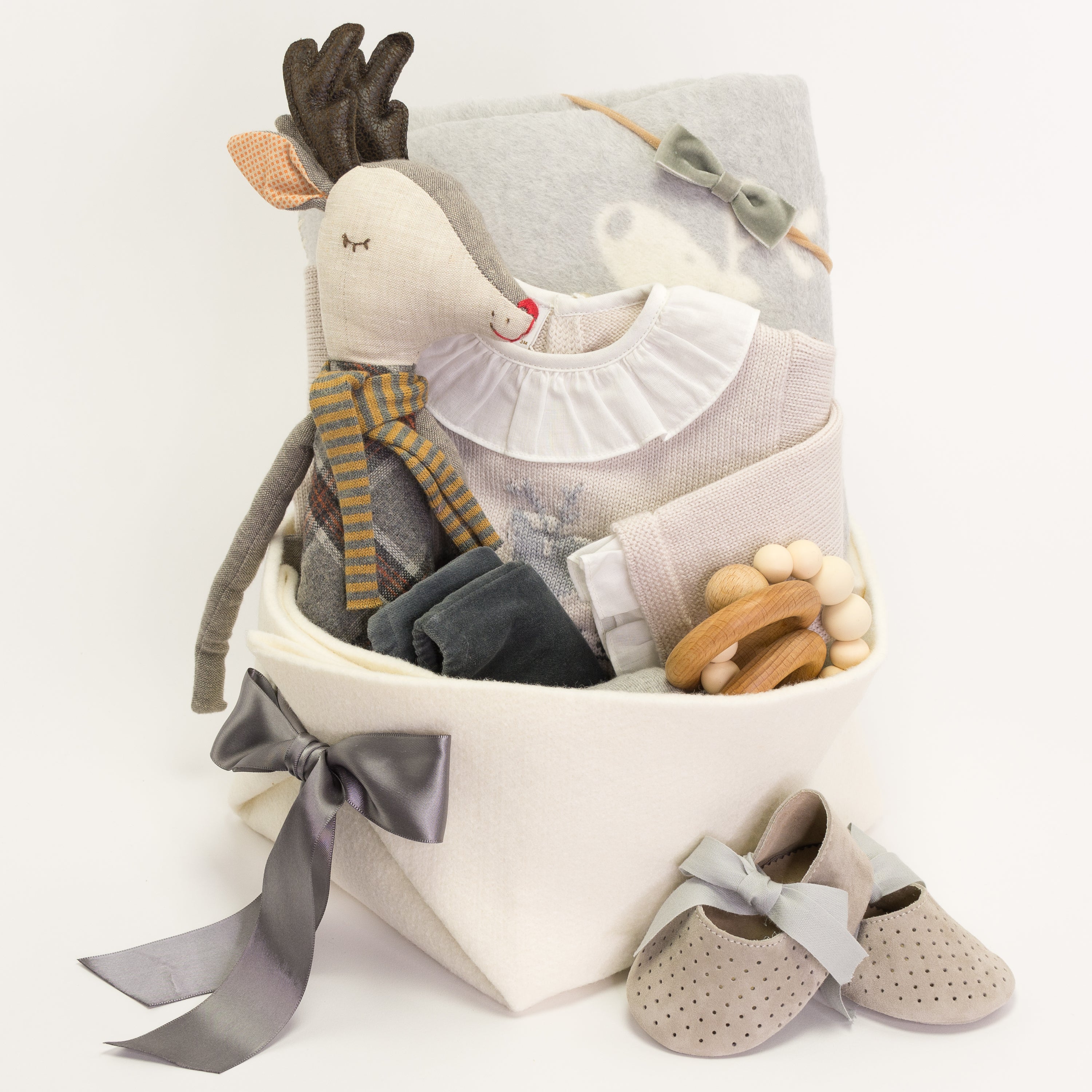 Oh Deer Baby Gift Basket