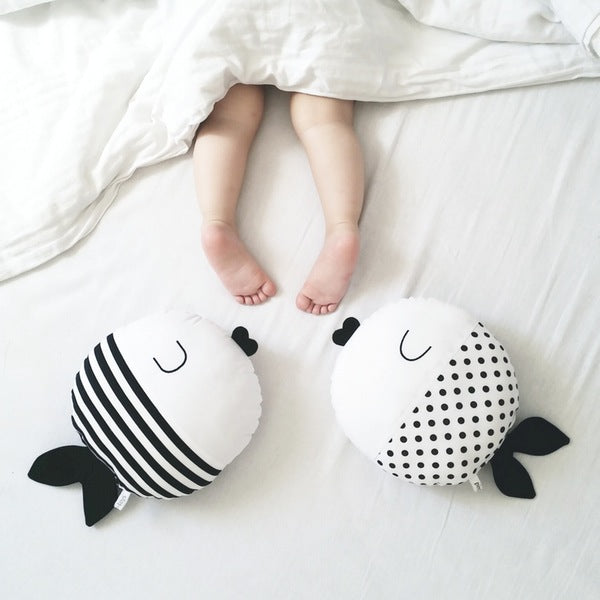 Baby Toy and Pillow Fish by Pinch toys available at Bonjour Baby Baskets