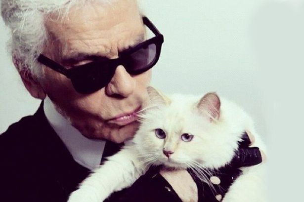 Karl Lagerfeld and Choupette