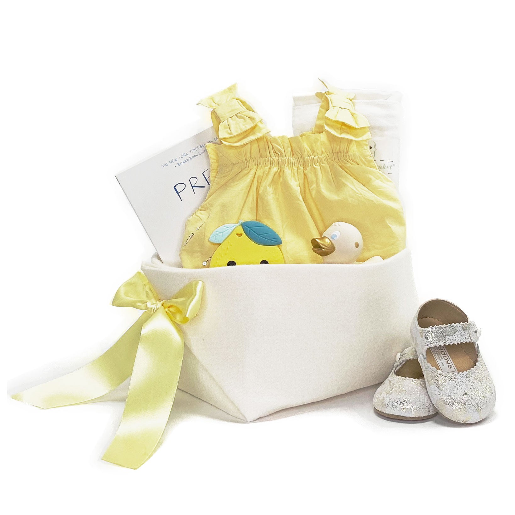 Luxury Baby Gift Baskets for newborn girl at Bonjour Baby Baskets