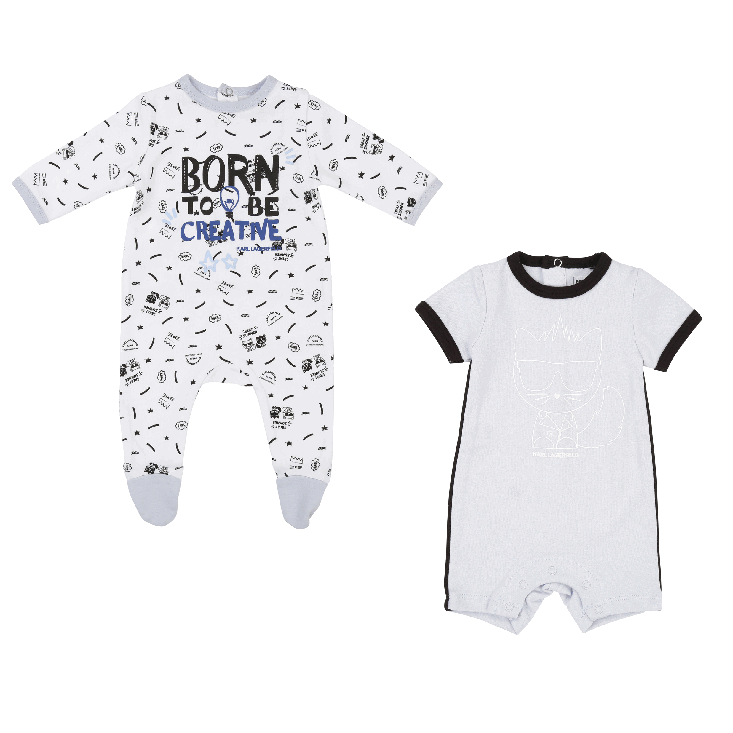 Karl Lagerfeld baby rompers