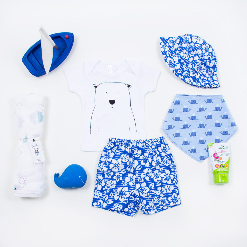 Jojo Maman Baby Swimsuit in an Adorable Gift Basket - Splash – Bonjour ...