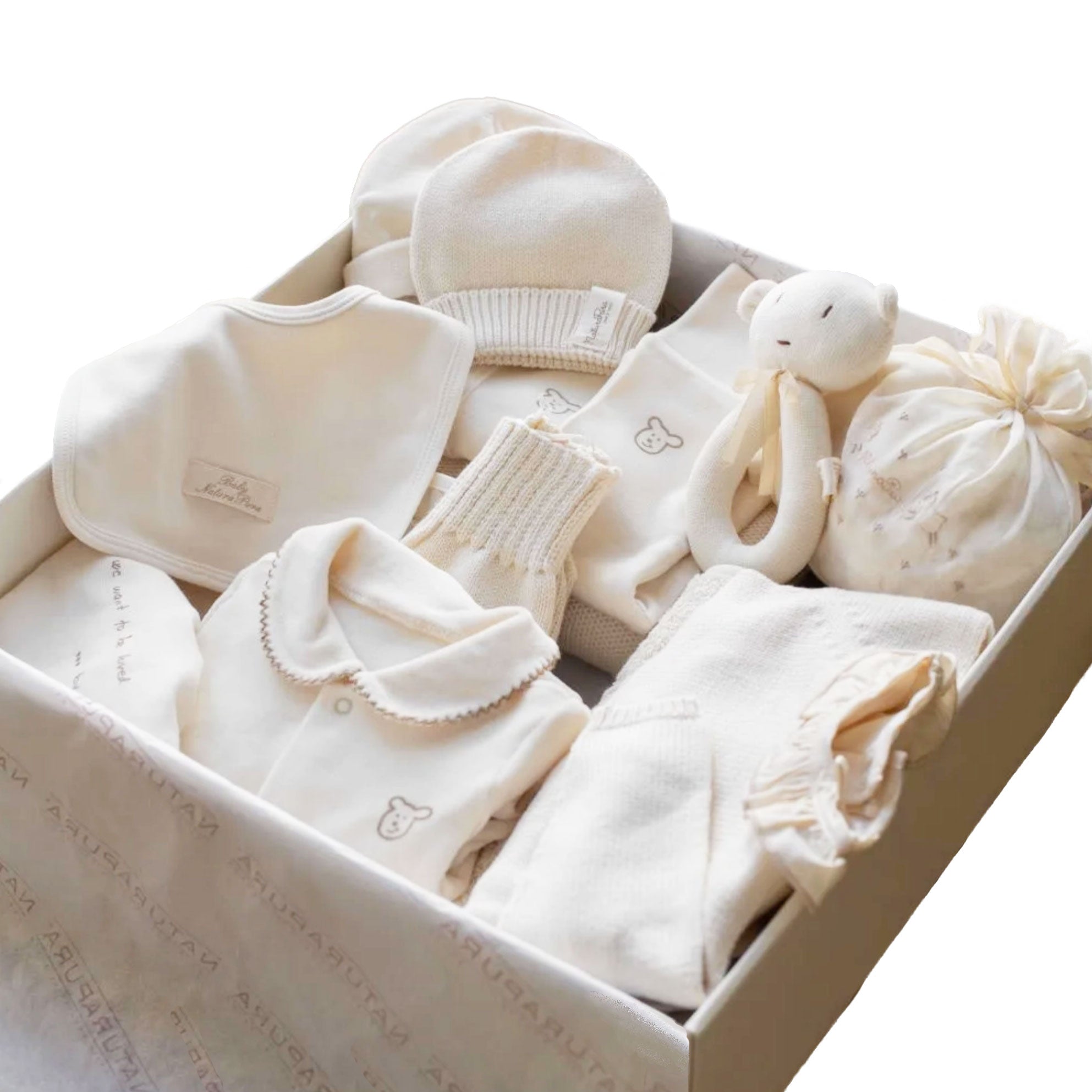 Naturapura Diamond Organic Welcoming Baby Pack - 19 Pieces – Bonjour Baby  Baskets - Luxury Baby Gifts