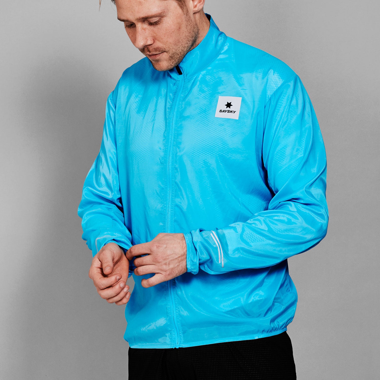 ランニングジャケット LMRJA05c205 Flow Jacket - Blue [メンズ]