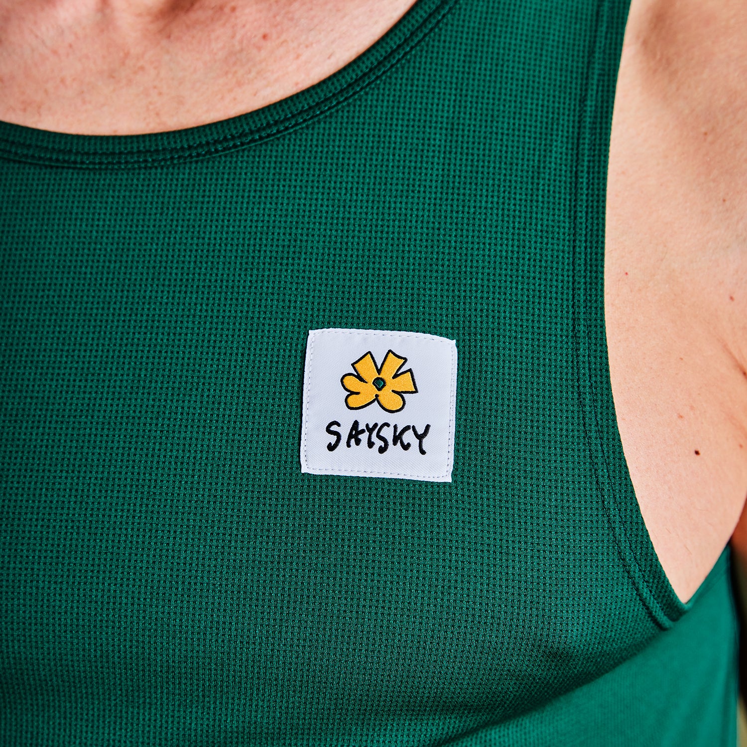 レースシングレット LMRSI04c305 Flower Combat Singlet - Green [メンズ]